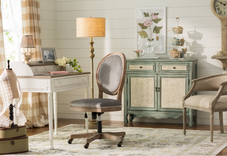 French Country Office Design Photo by Lark Manor Wayfair